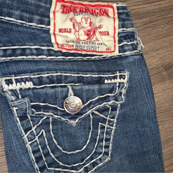 Womens size 27 True Religion Becky Super T jeans - Picture 6 of 15